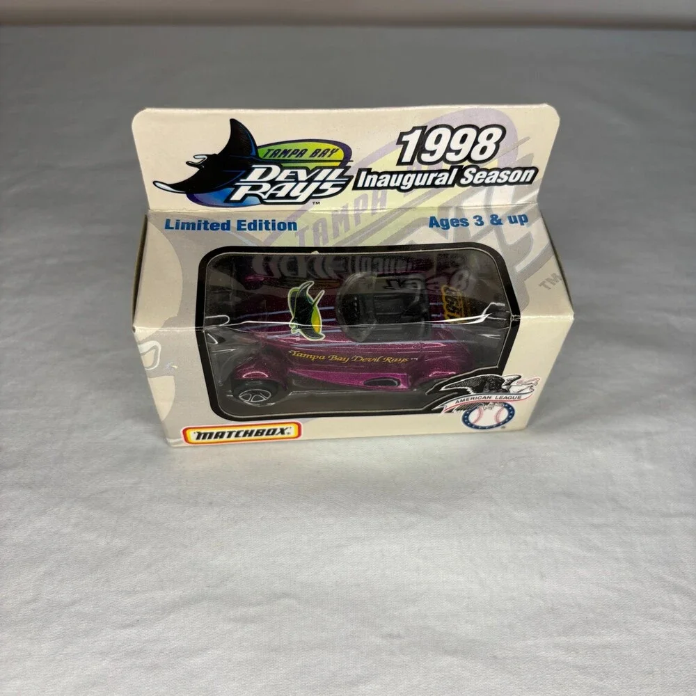 TAMPA BAY DEVIL RAYS NEW 1998 Inaugral Season Matchbox White Rose Collectibles